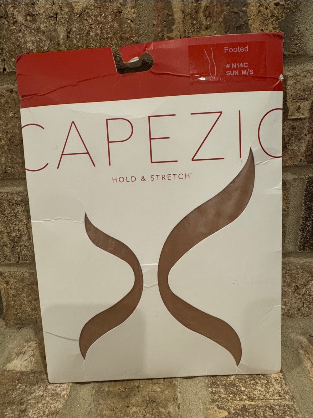 Capezio suntan foot tight child size M/S